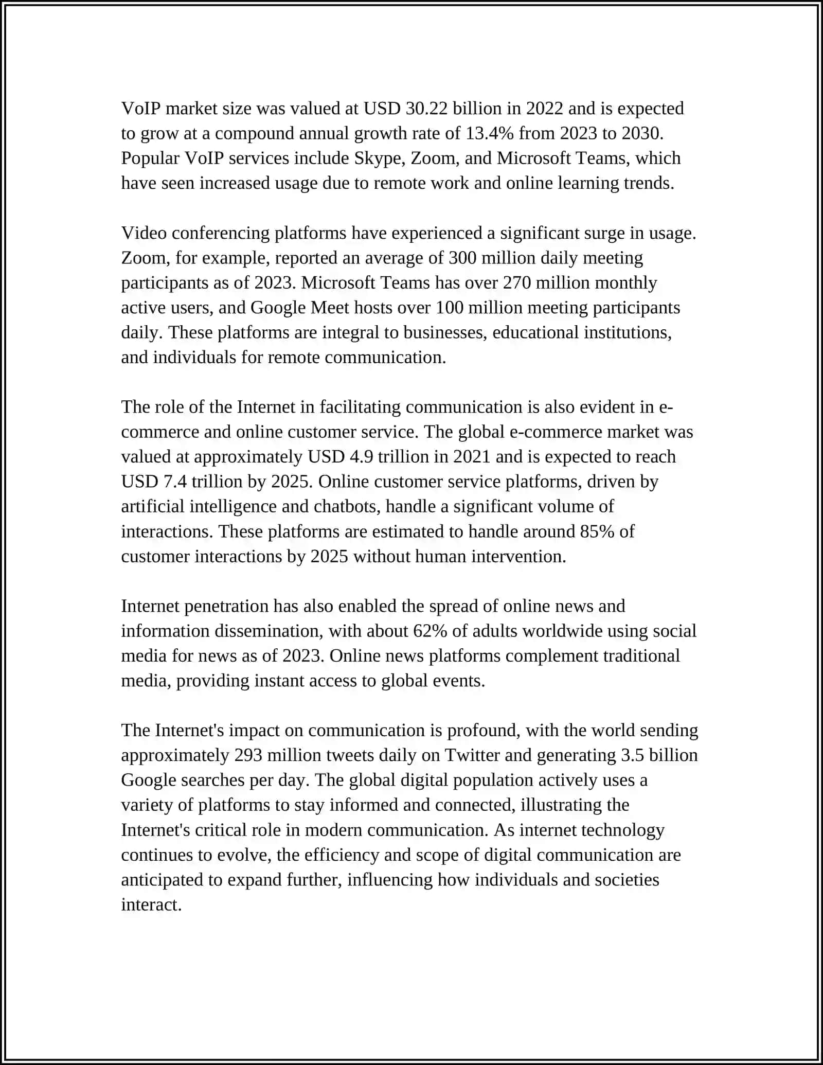 THE ROLE OF INTERNET IN OUR LIFE 4