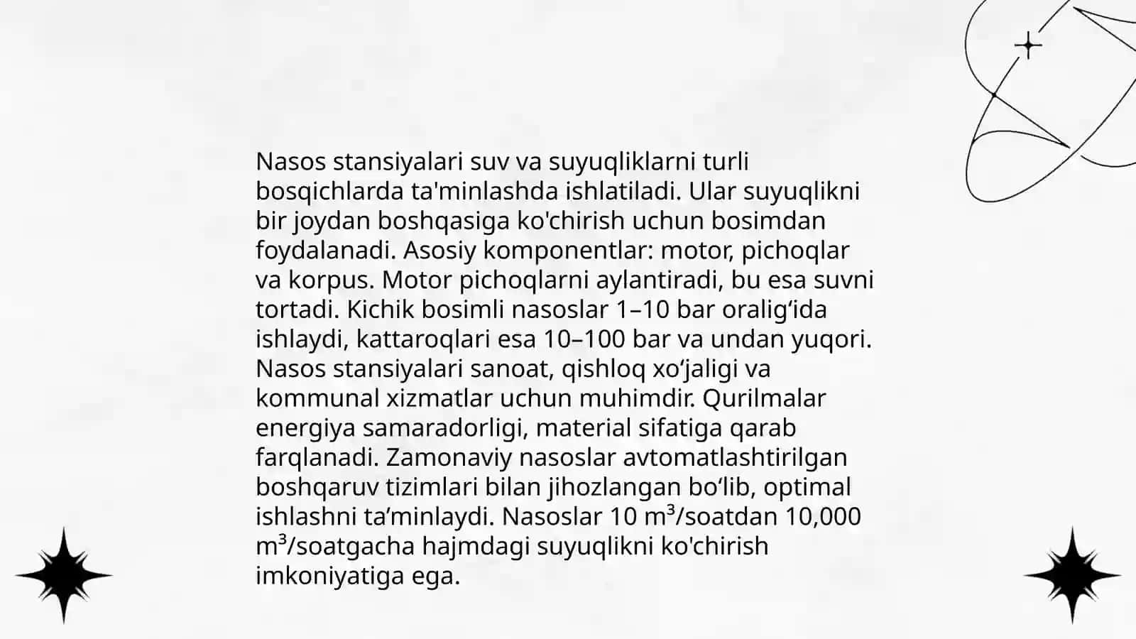 Nasoslar turlari va tuzilishi 4