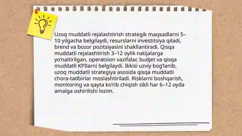 Strategik fikrlash qoidalari 4