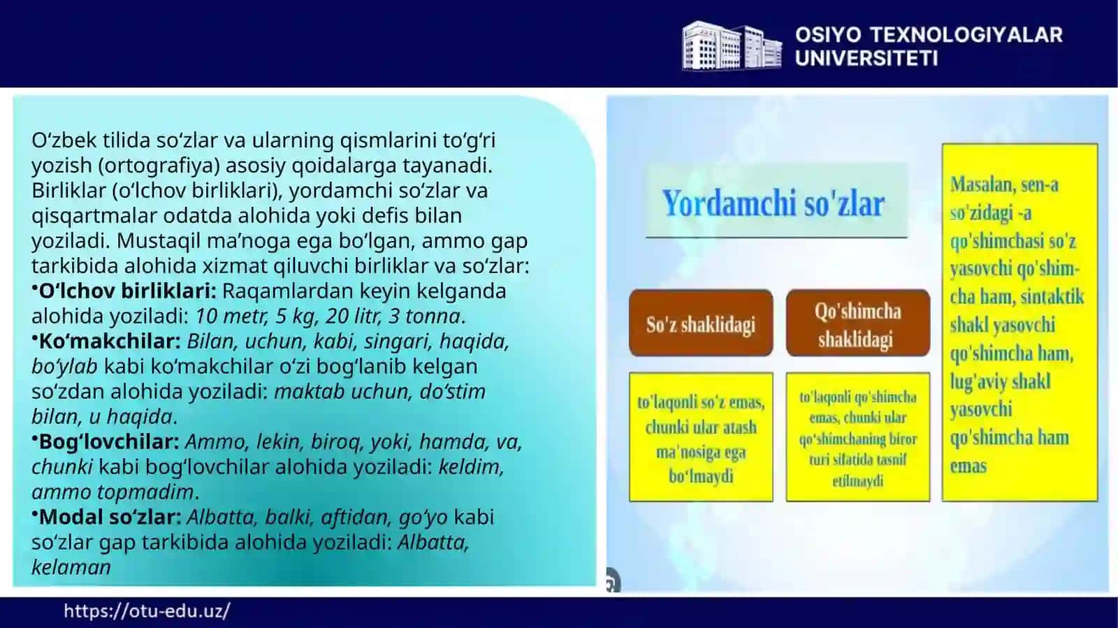 O'zbek tilida so'zlarning qo'shib va alohida yozish qoidalari 4