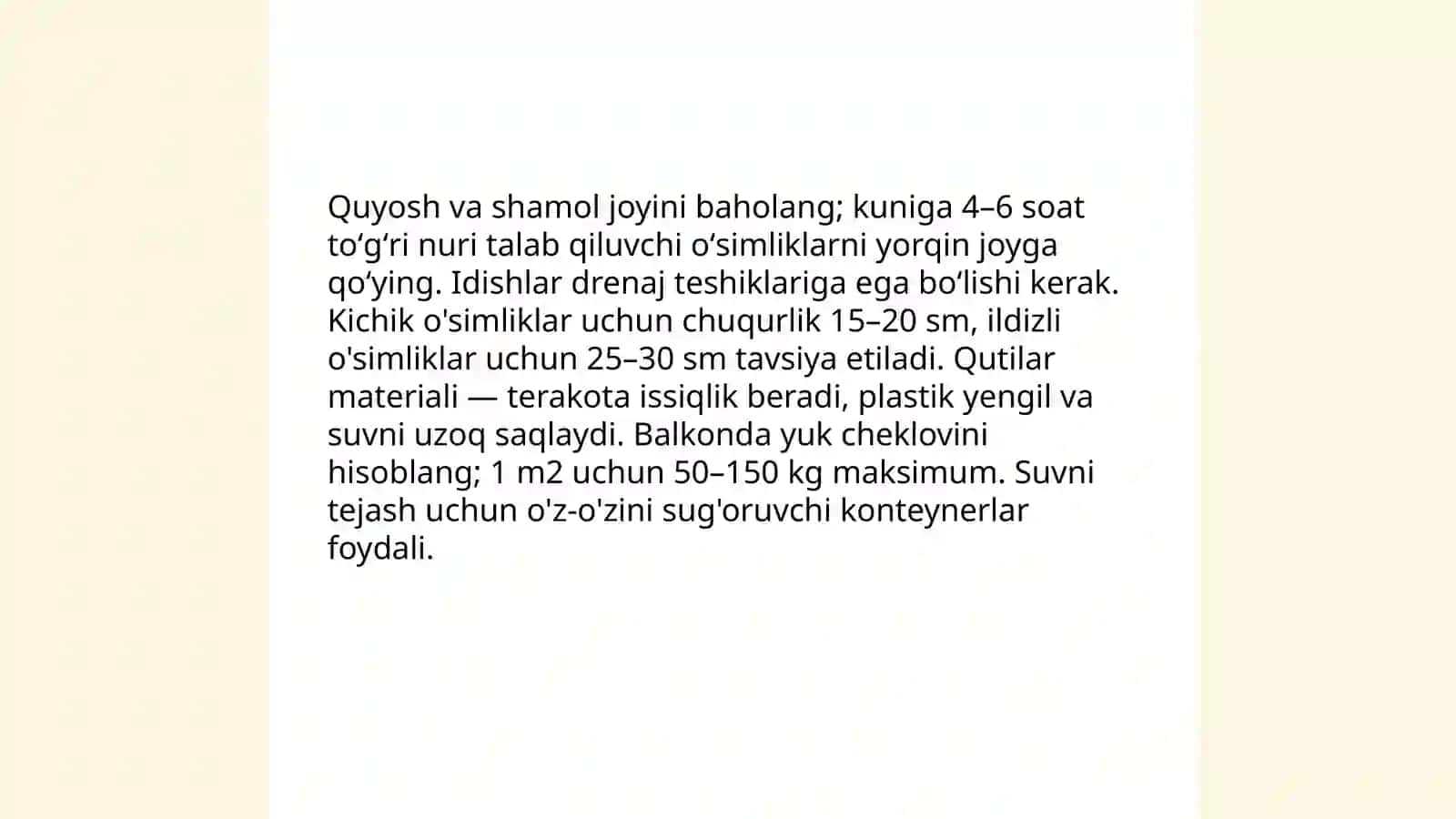 Mening mini bogʻim oʻsimliklarni ekish parvarishlash va oʻsishini kuzatish loyihasi 4