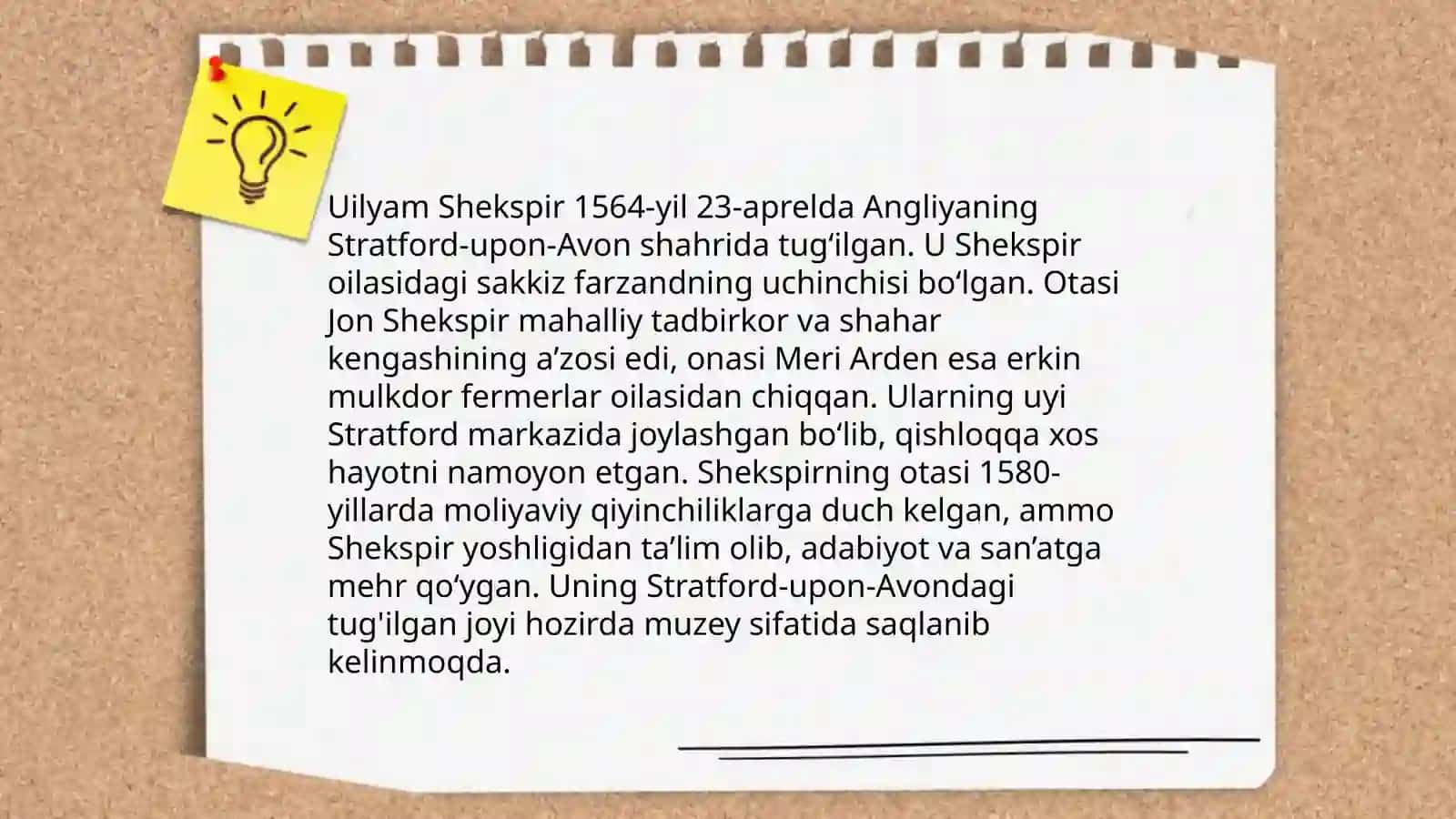 Uilyam Shekspir hayoti va ijodi 4