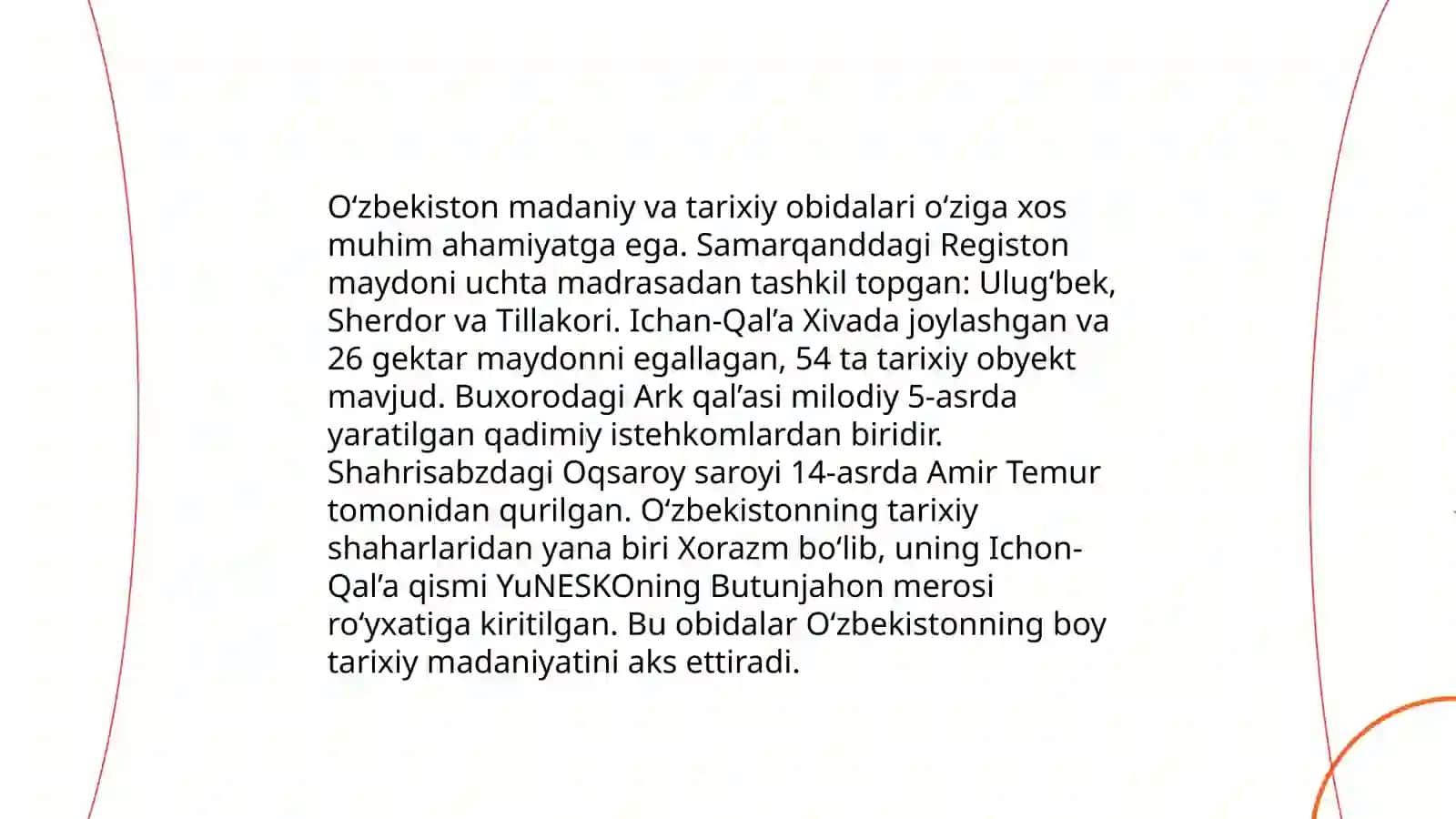 Mintaqalarning turistik resurslar tasnifi 4