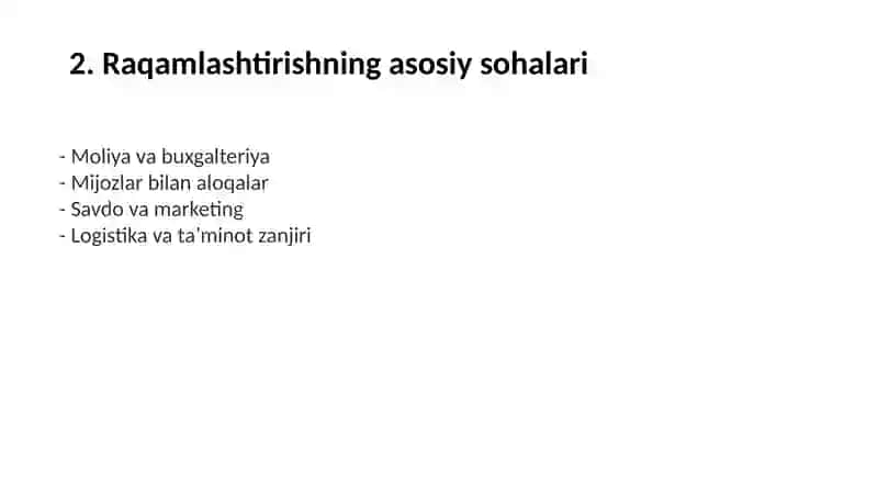 Biznesni raqamlashtirishning amaliy jihatlari 4