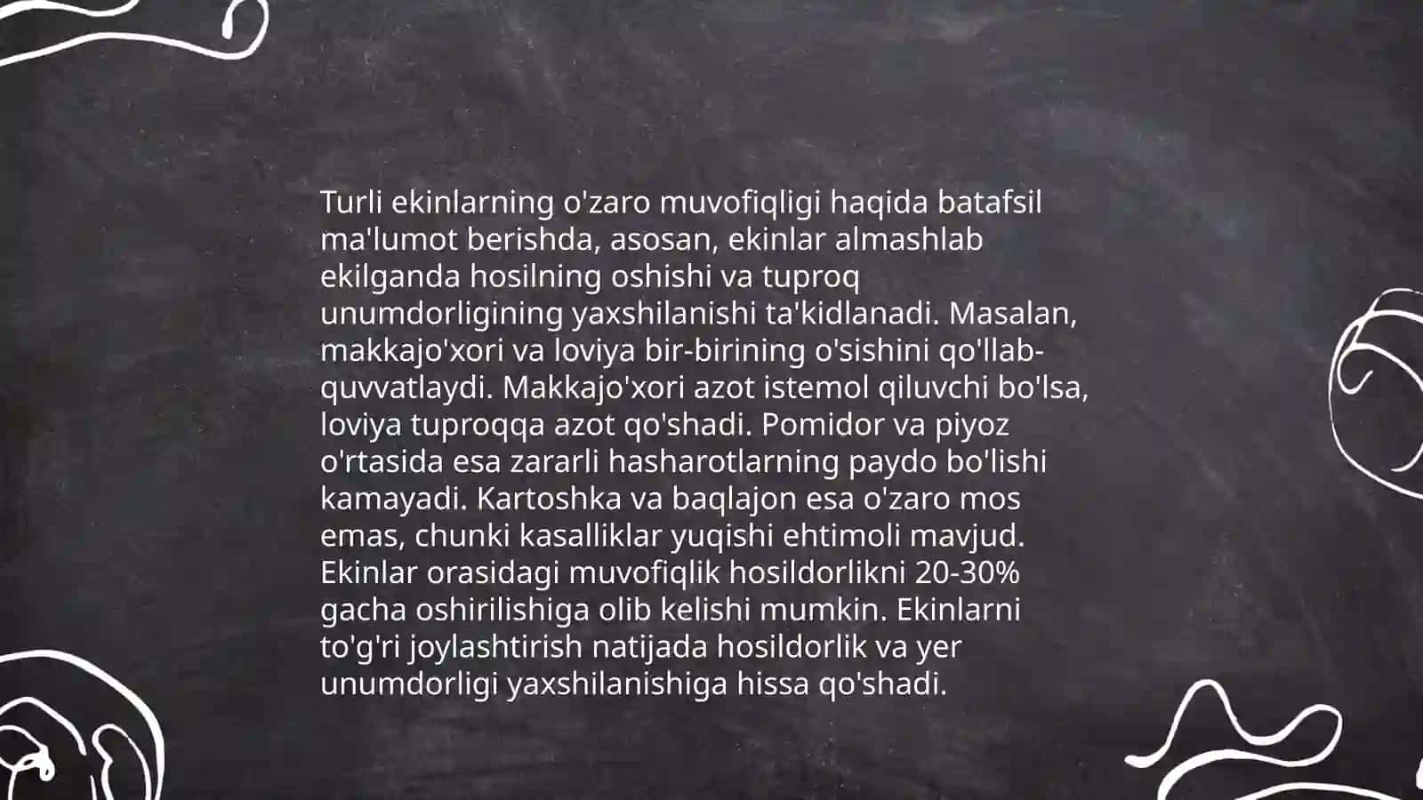 Qisqa rotatsiyali almashlab ekish tizimi 4