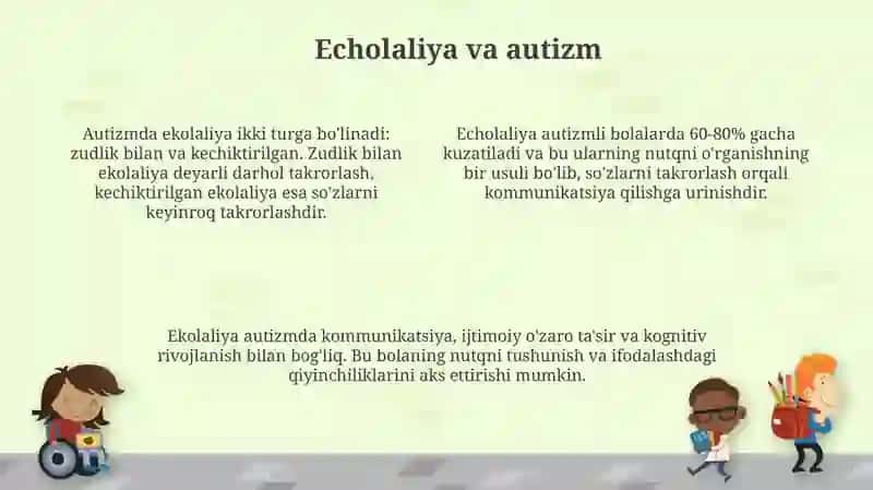 Erta bolalik autizmi va nutq 4