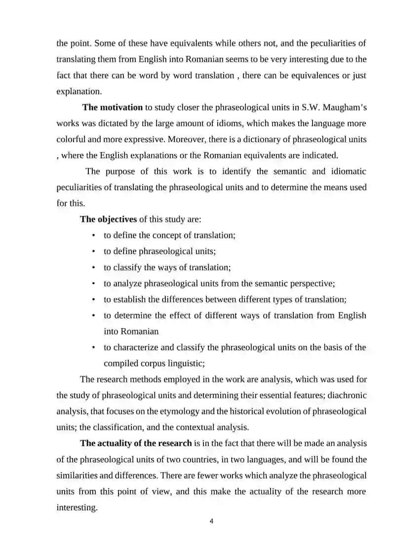 Course Work on Theoretical Aspects of Foreign Language 4