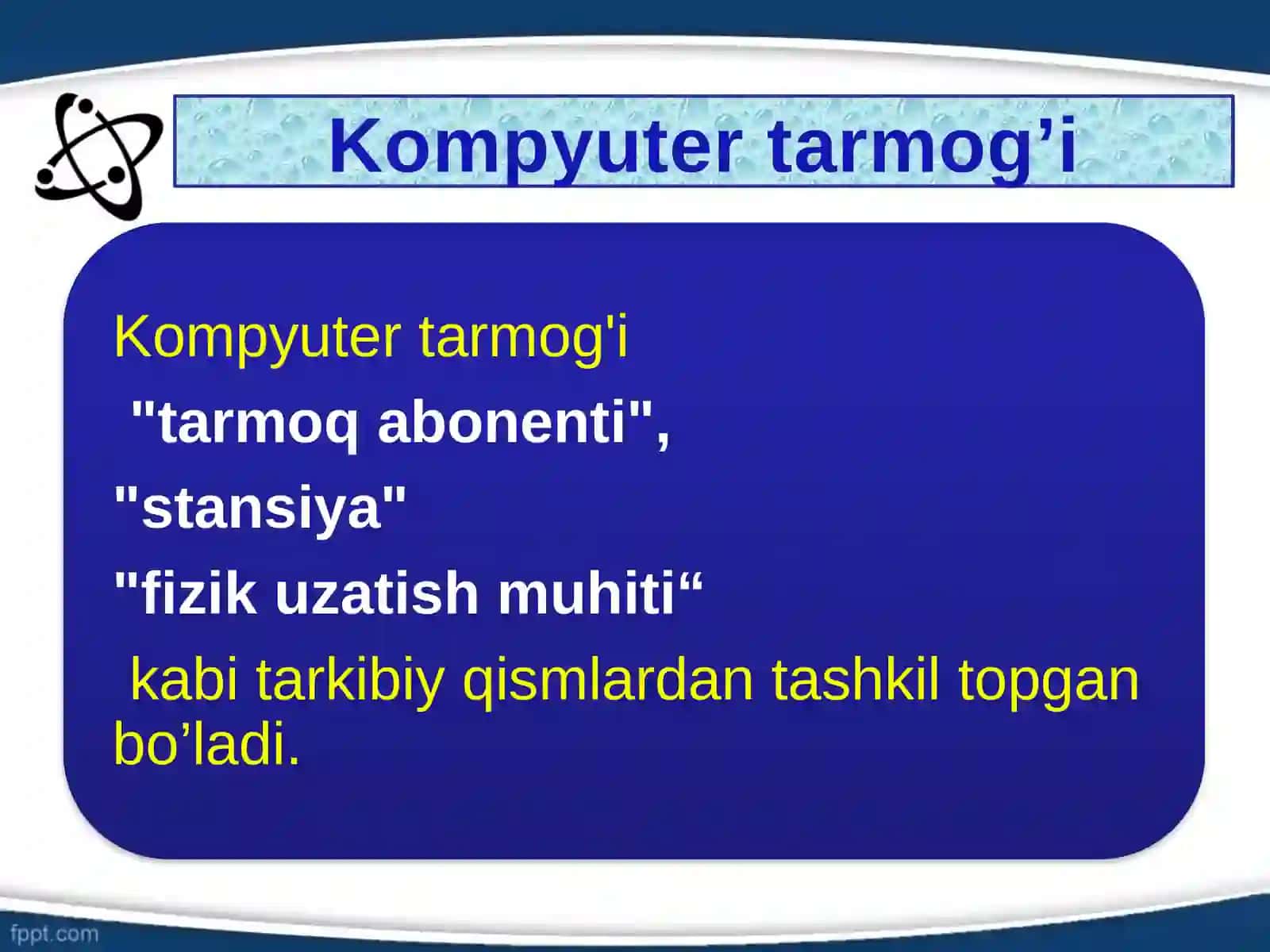 Kompyutertarmog’i 4
