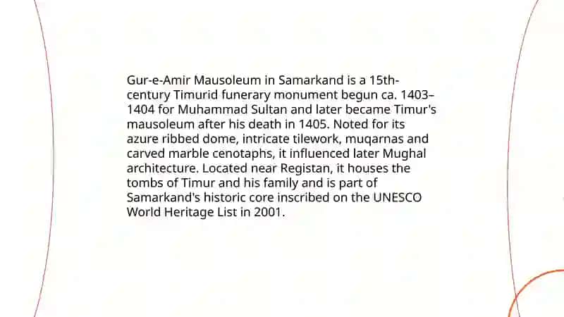 Historical places of Uzbekistan 4