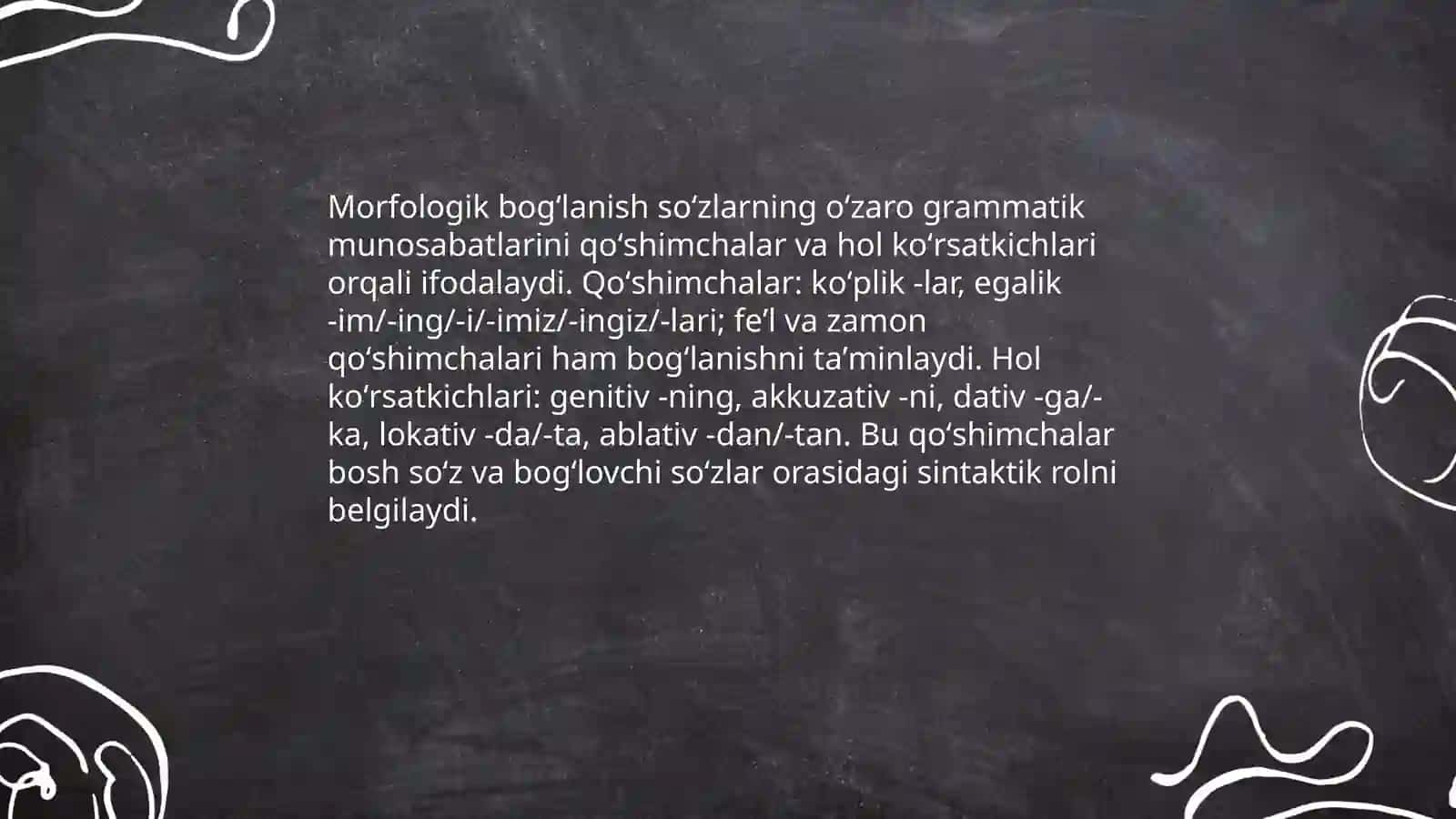 Soʻzlarning oʻzaro bogʻlanishi va bogʻlovchi vositalar 4