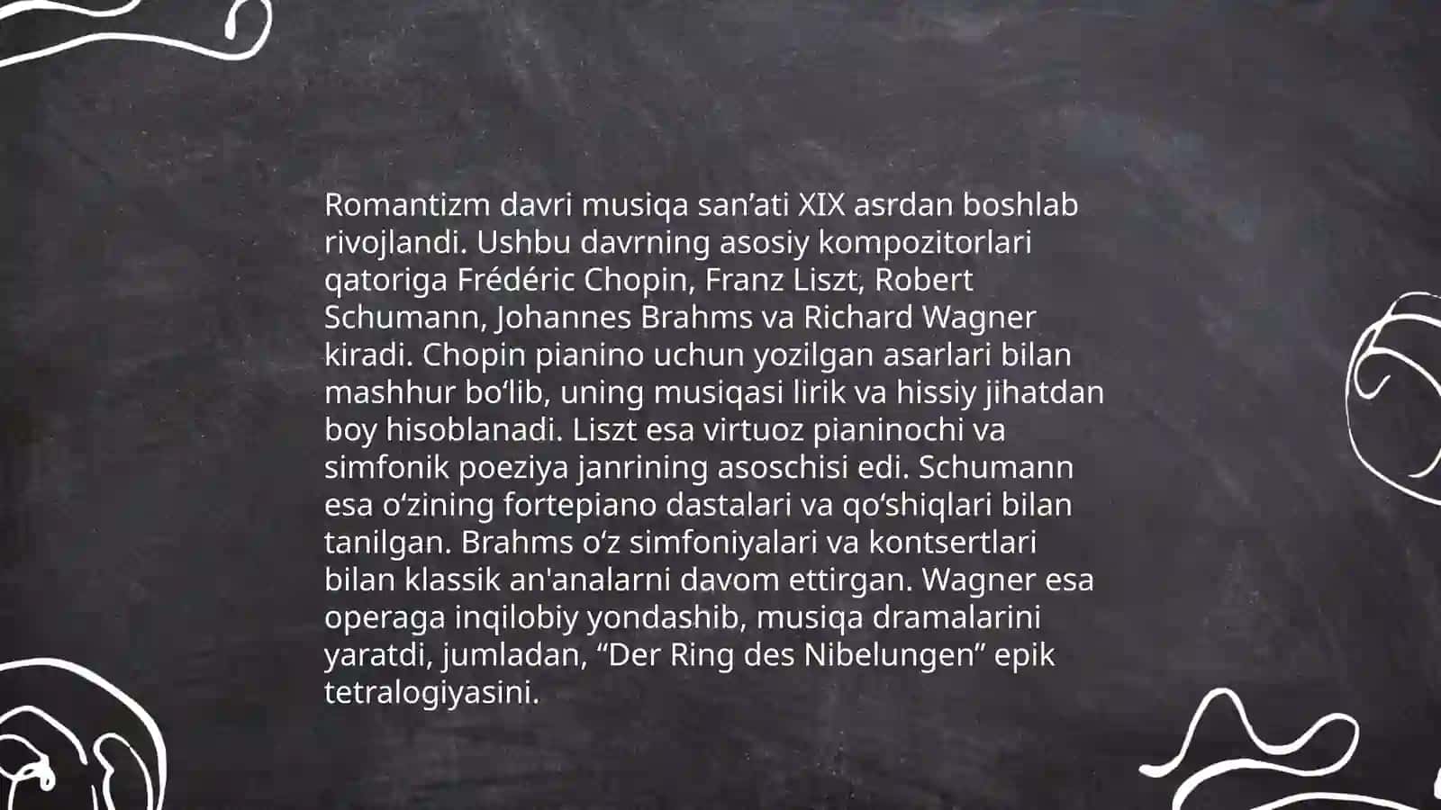 Romantizm davrida musiqa tarixi 4