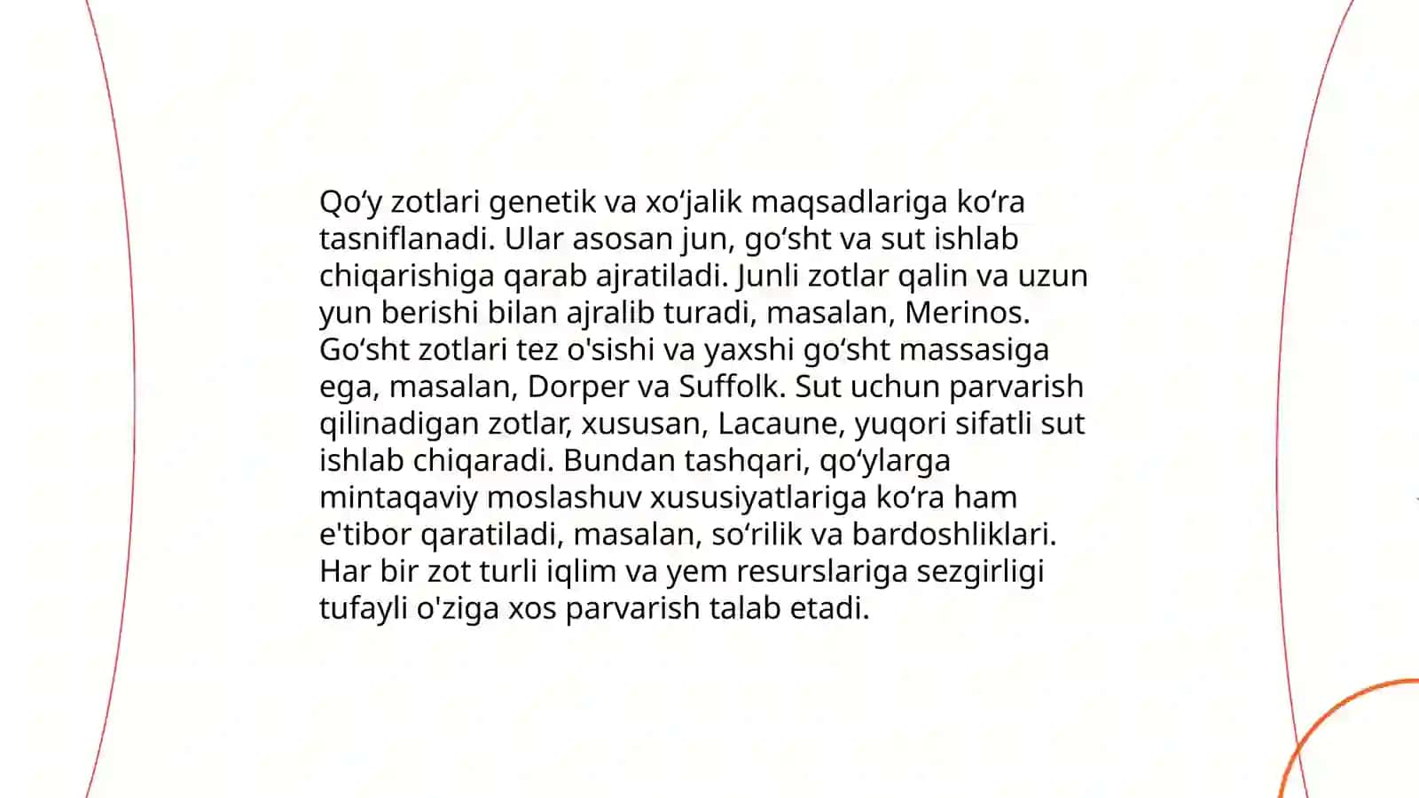 Qoʻyl zotlari konstitutsiyasi 4