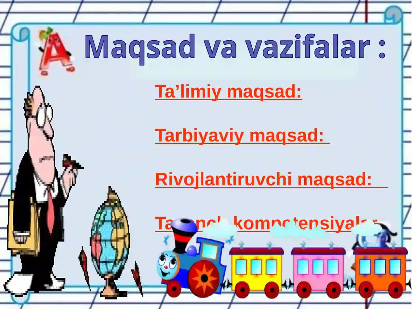 4-sinf Ona tili Son so'z turkumi dars ishlanma 4
