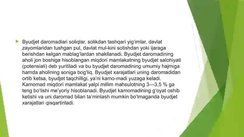 Davlat budjeti va moliyaviy statistika 4