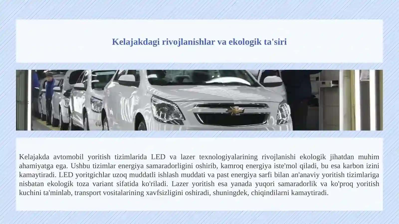 Avtomobil yoritish tizimlari LED lazeri haqida 4
