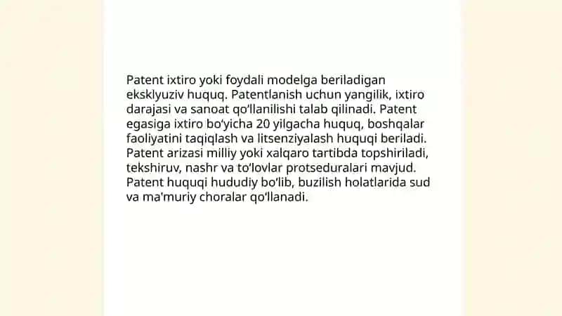 Innovatsiyalarni boshqarish va intellektual mulk 4