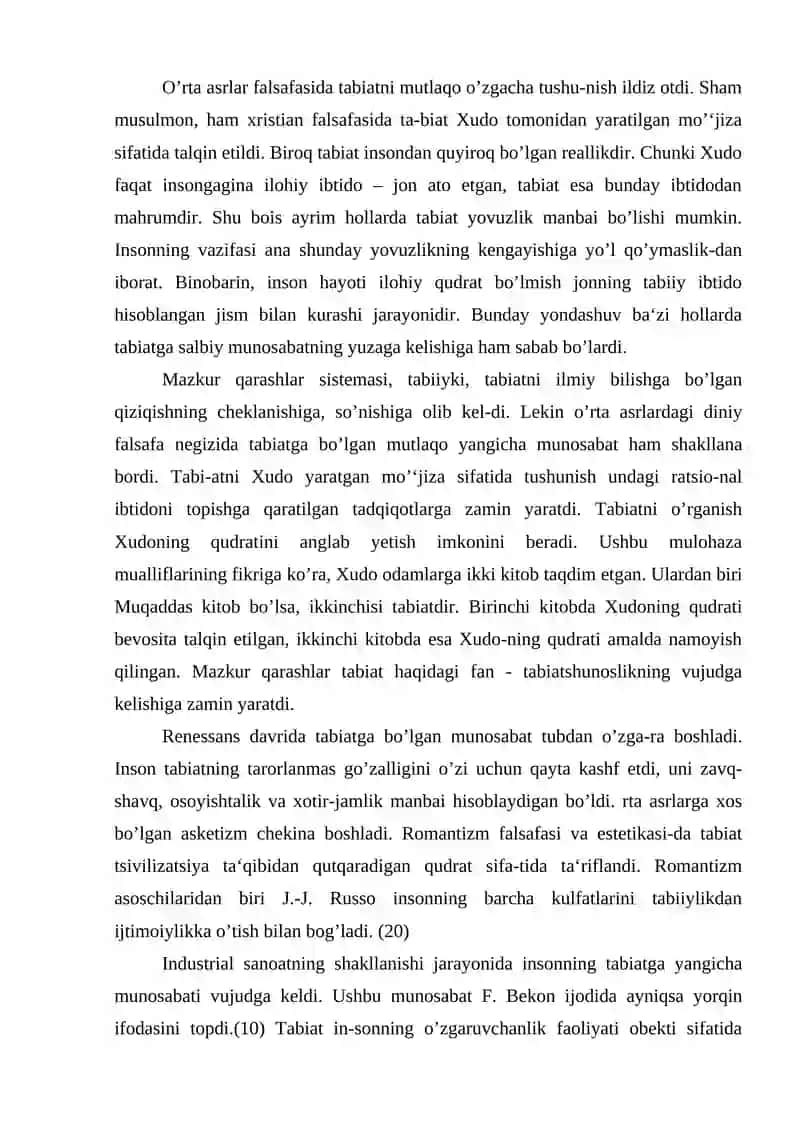 Tabiat va ekologik muammolar 4