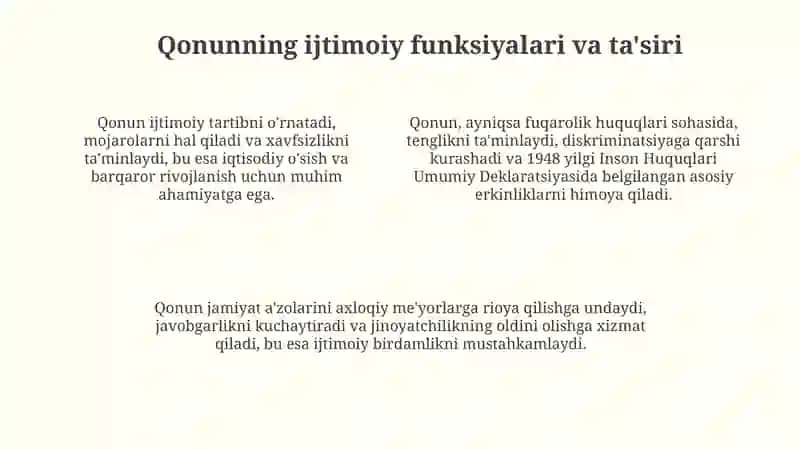 Huquqning Ijtimoiy Qiymati 4