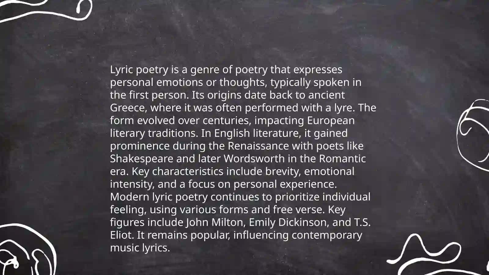 Major literary genres 4