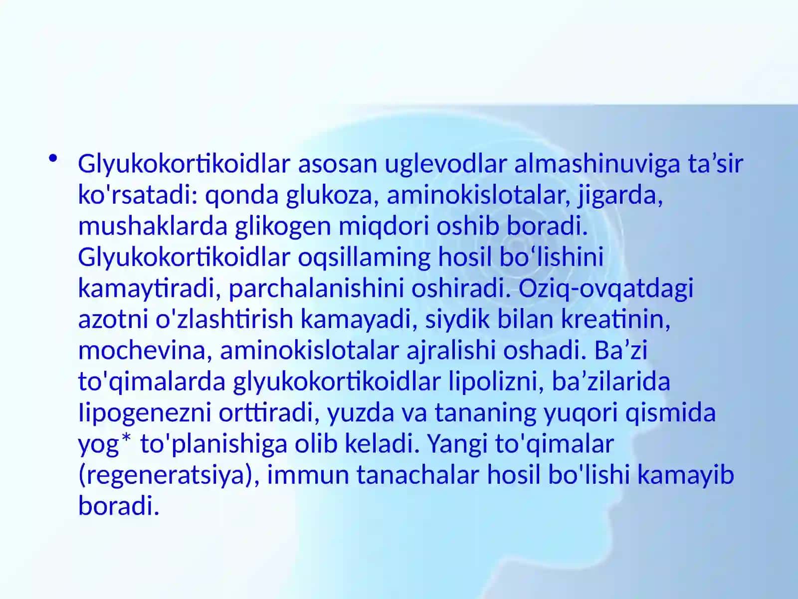 Glyukokortikoidlarninojo`yata`sirlari 4