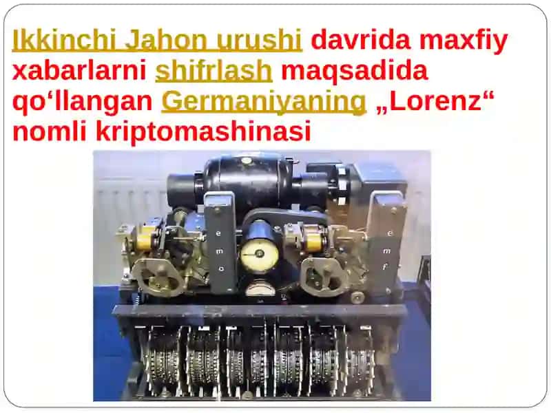 Kriptografiyaning asosiy tushunchalari va ochiq kalitli kriptotizimlar 4