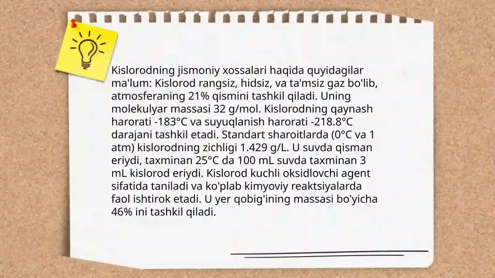 Kislorodning kimyoviy xossalari 4