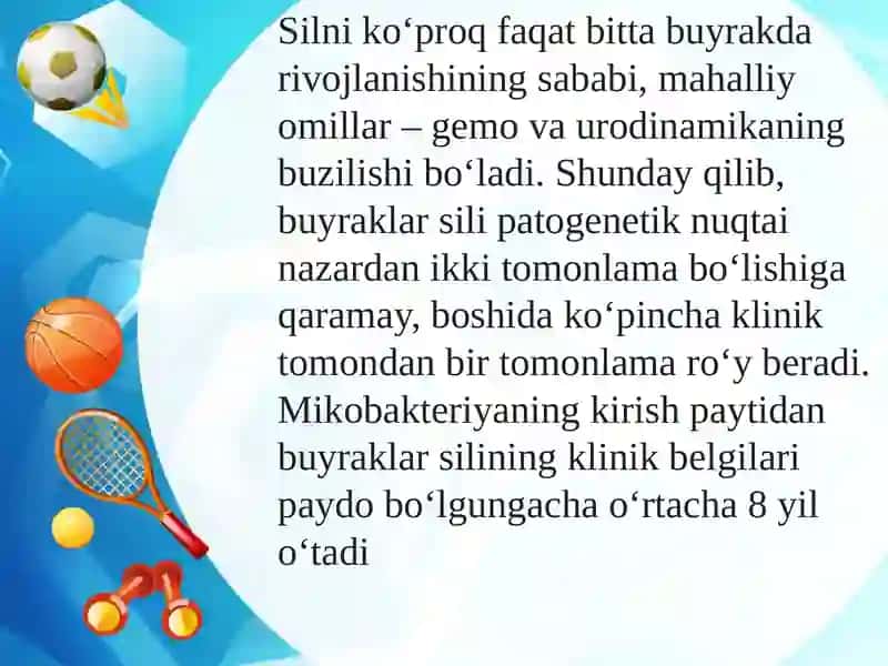 Siydik tanosil tizimining kasalliklari 4