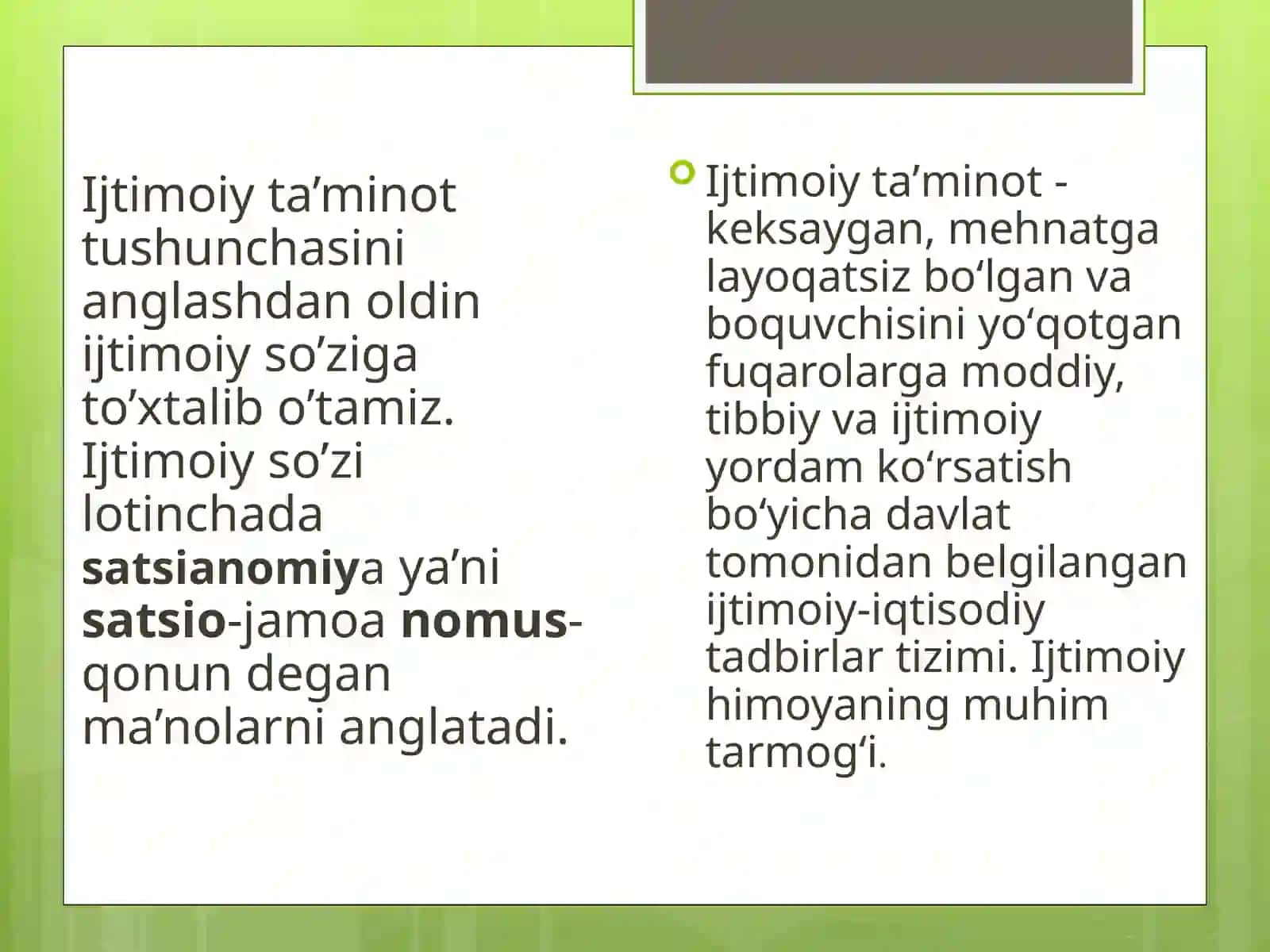 Ijtimoiy ta’minot va sog’liqni saqlash 4