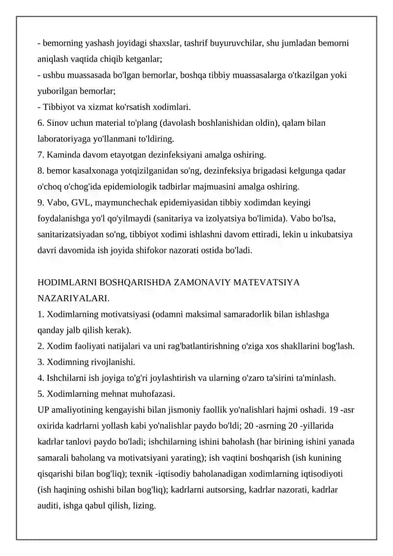Tibbiyot Xodimlarining Huquqlari 4