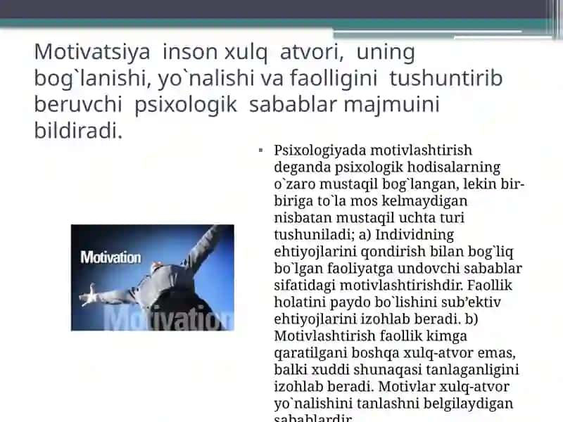 Motivatsiya haqida 4