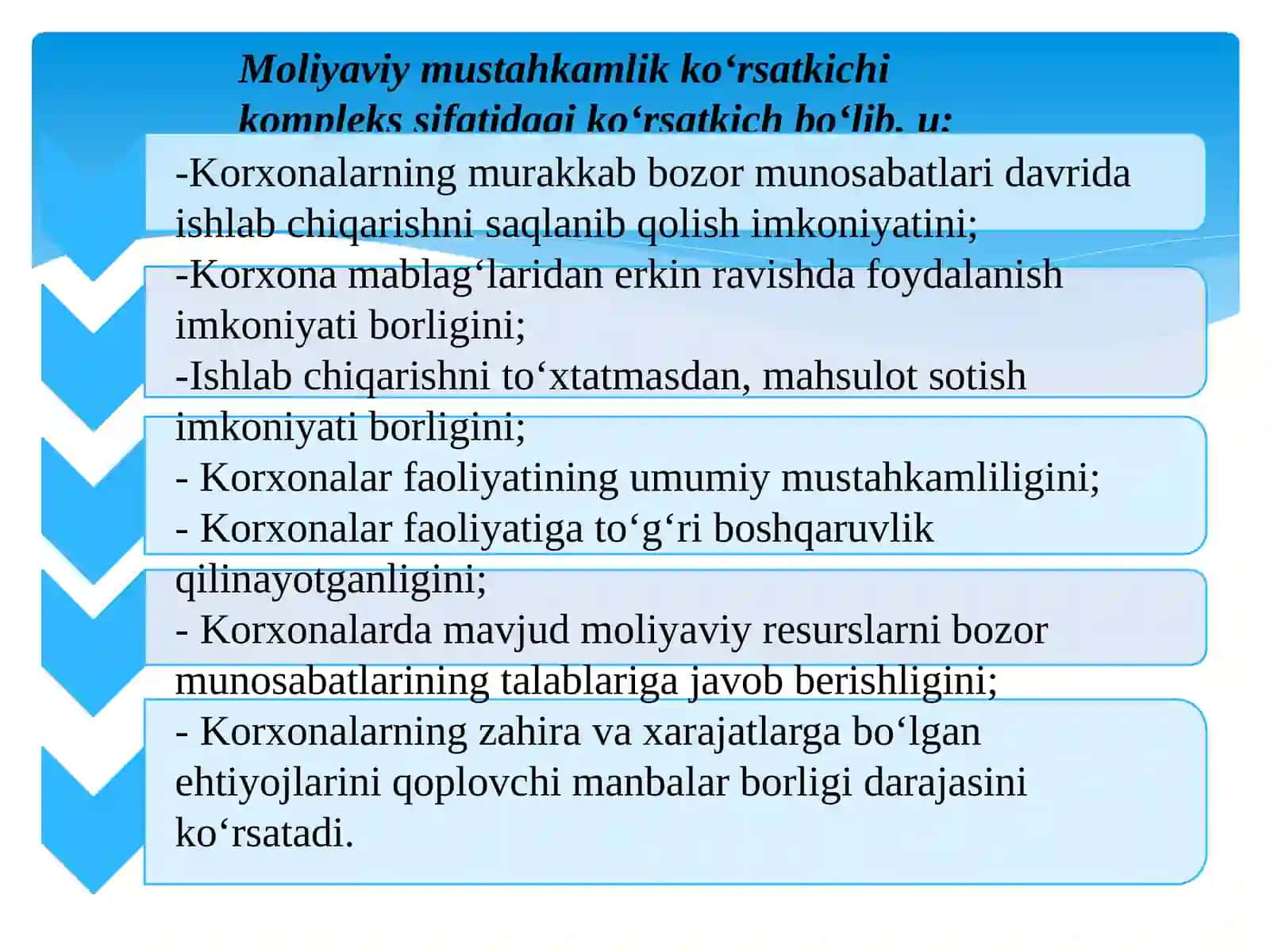 Moliyaviy barqarorlik tahlili 4