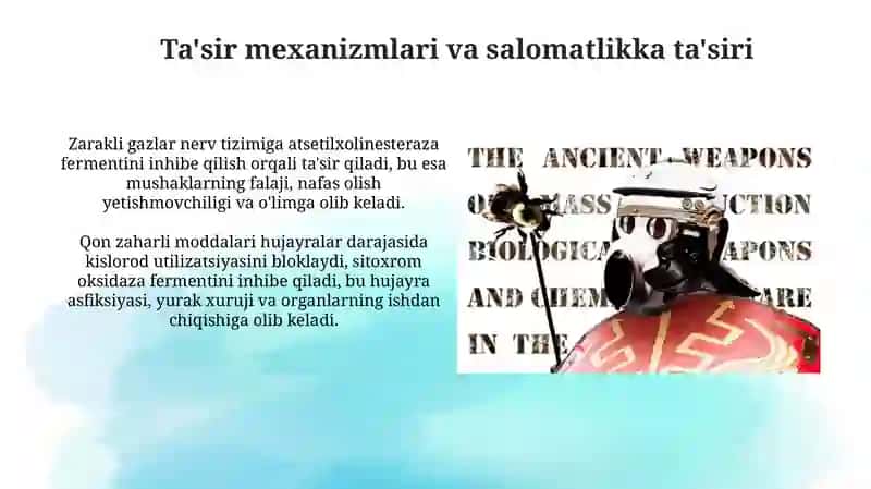 Kimyoviy va biologik qurollar 4