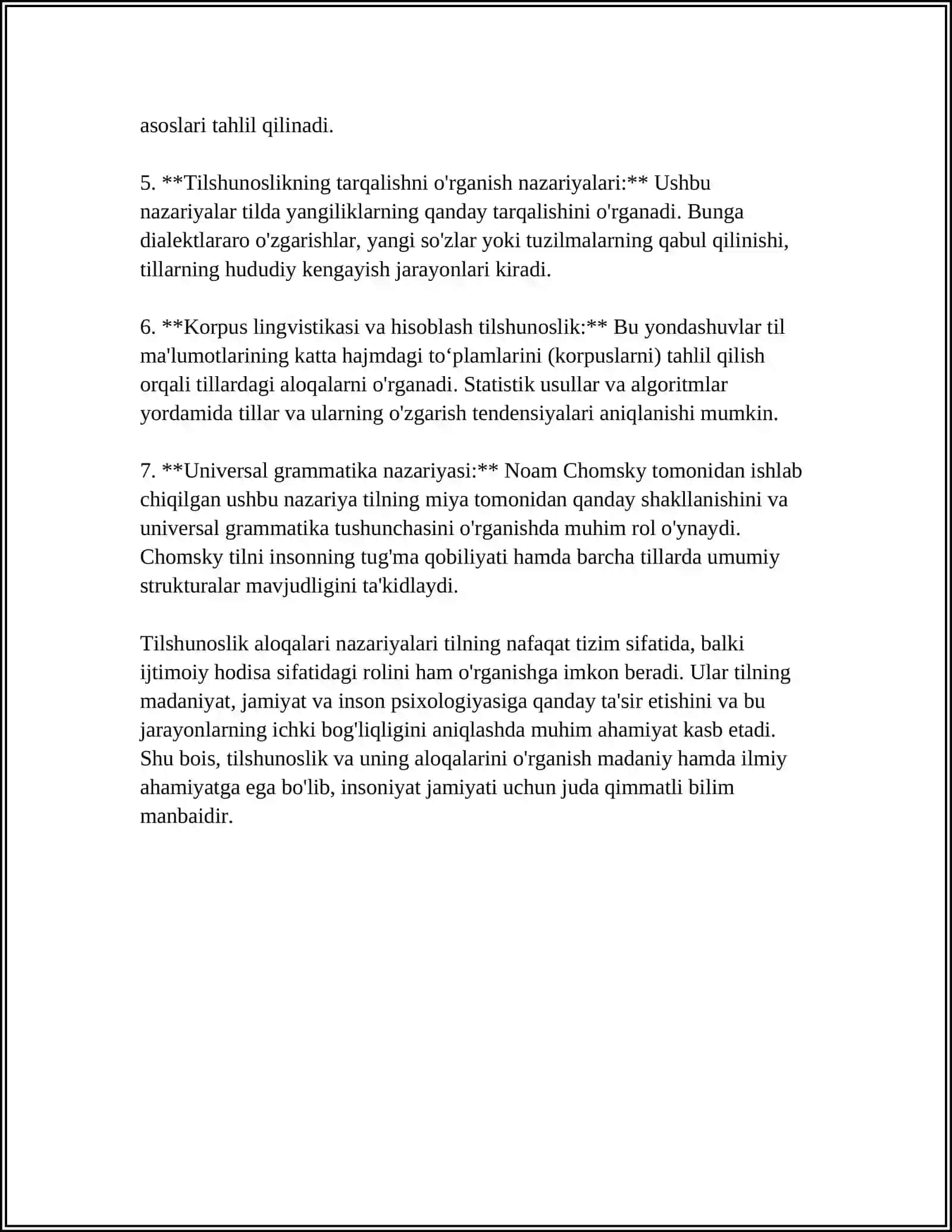 TILSHUNOSLIK ALOQALARI 4