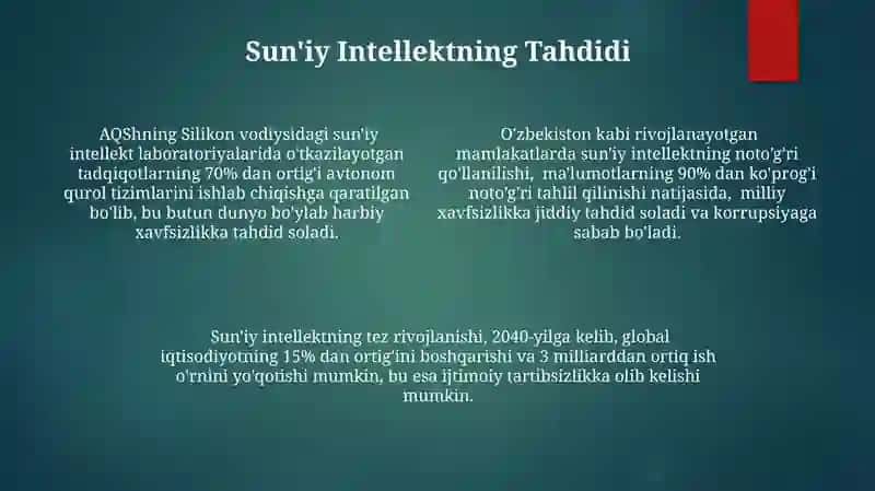 Sun'iy Intellektning Potensial Xavflari 4