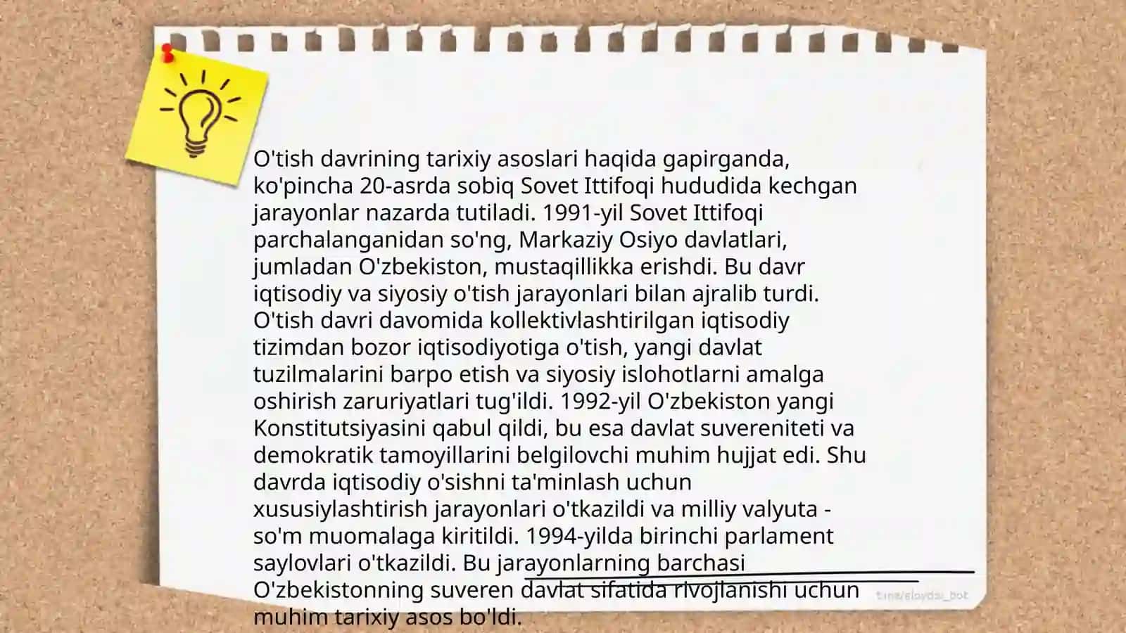 O'tish davrining mohiyati va ahamiyati 4