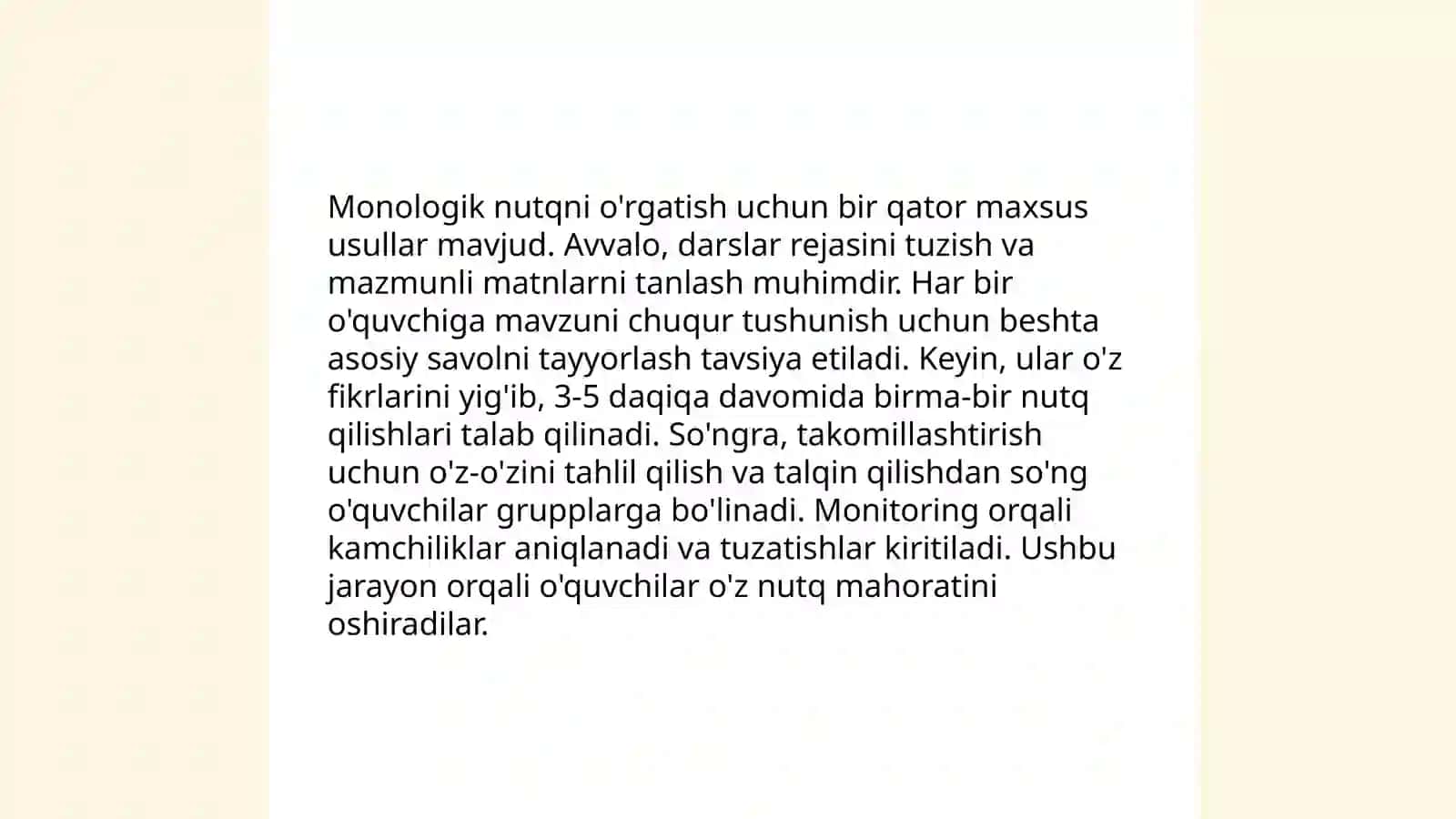 Nutq rivojlanishi 4