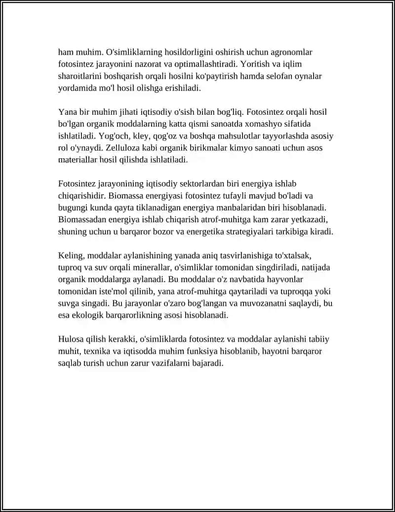 TABIATDA, TEXNIKADA, IQTISODDA FUNKSIYALAR 4