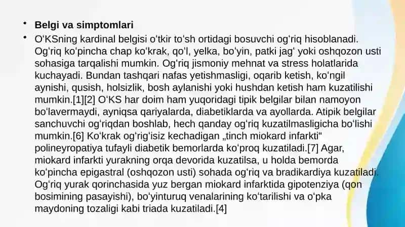 Tasodifiy yurak o’lim sindromi 4