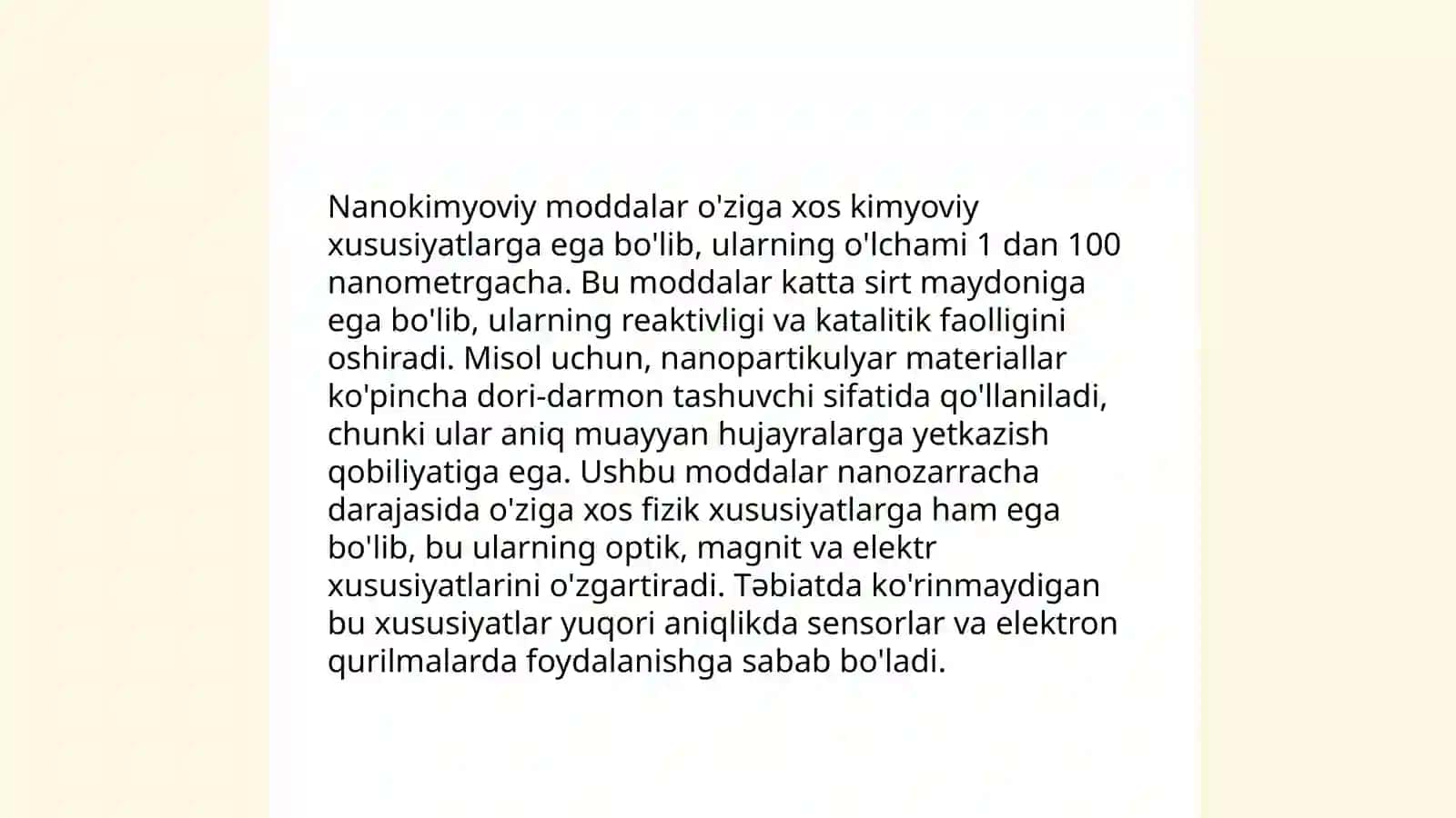 Nanokimyoda o'lcham effektlari 4
