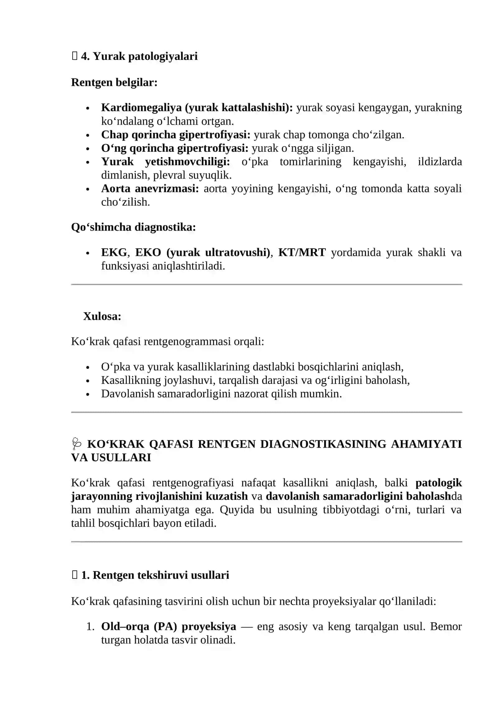 Ko‘krak qafasi rentgenogrammasi 4