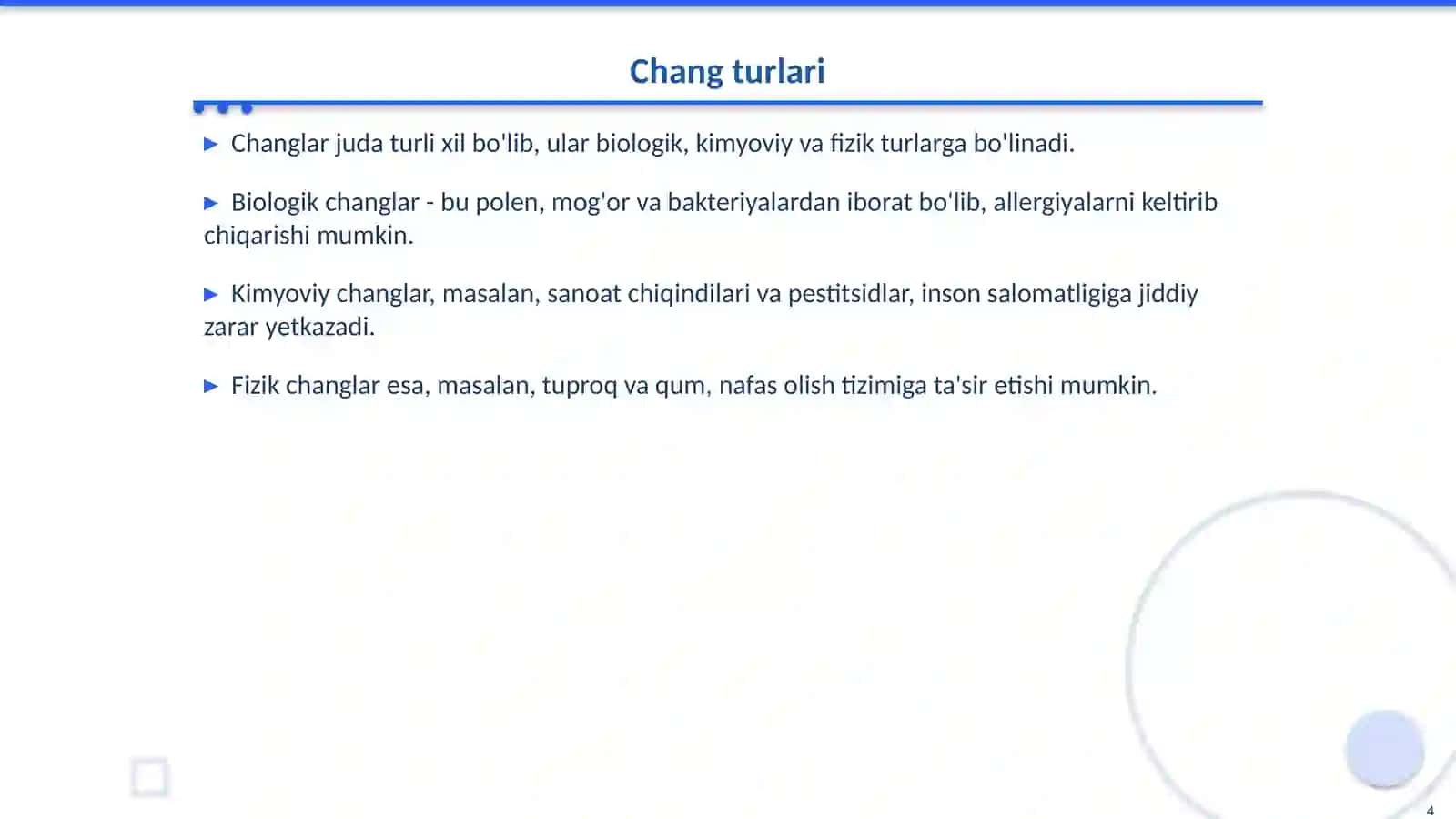 Chang turlari va insonga ta'siri 4