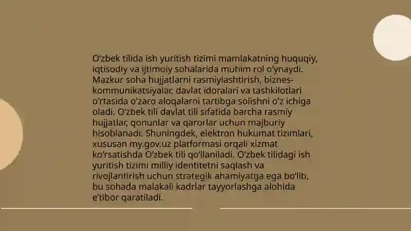 Oʻzbek tilida sohaviy hujjatlar 4
