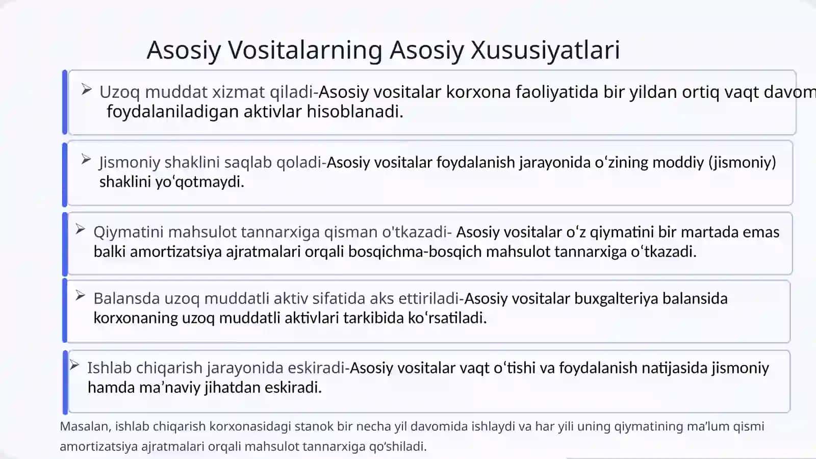 ASOSIY VOSITALAR VA NOMODDIY AKTIVLAR HISOBI 4