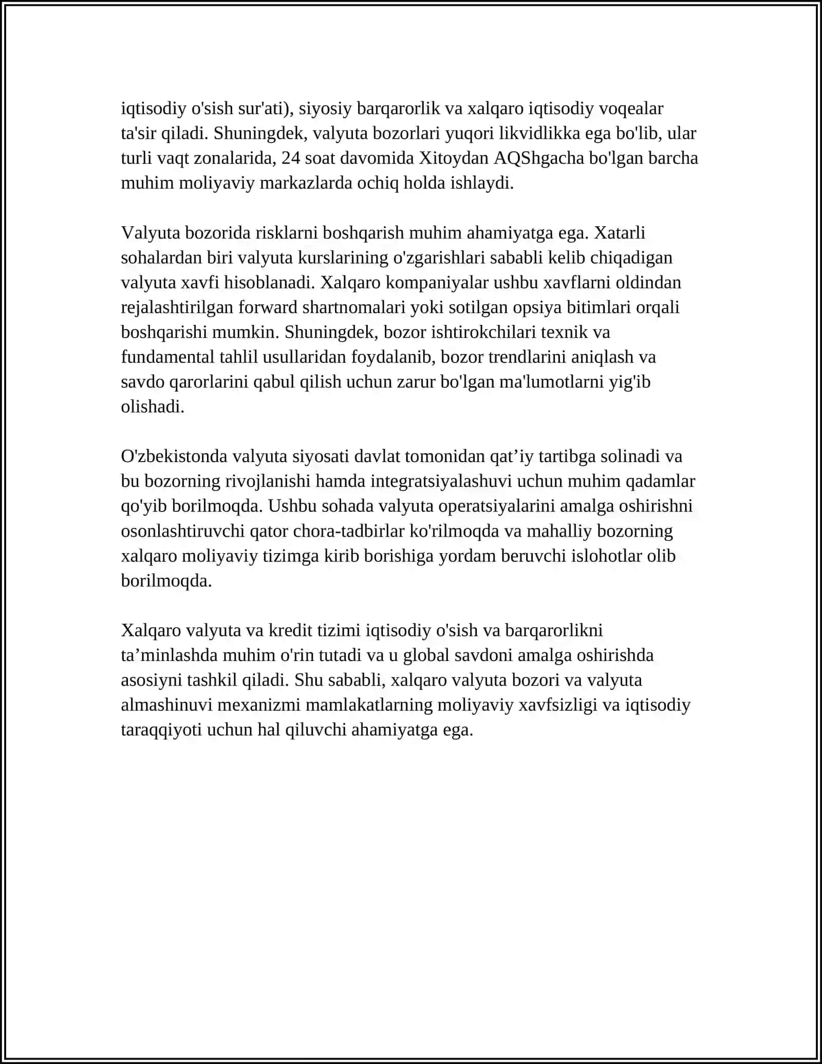 Xalqaro Valyuta va Kredit 4