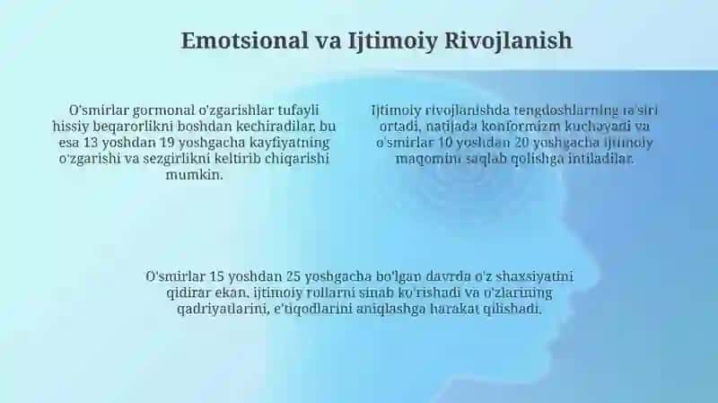 Oʻsmirlik va oʻspirinlik davrining psixologiyasi 4