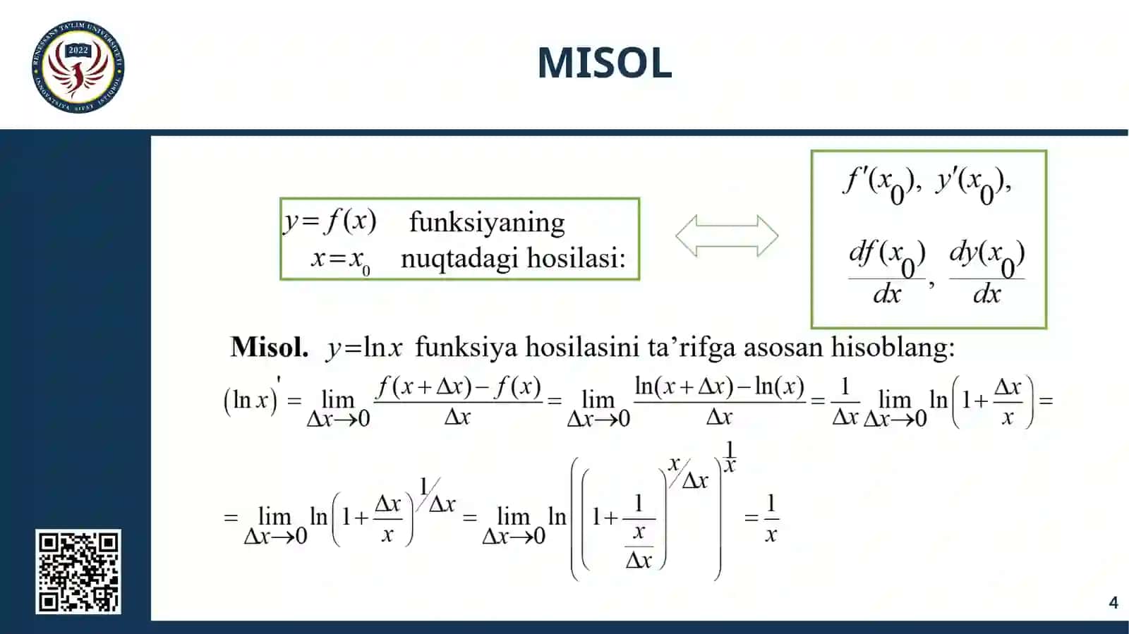 Amaliy matematika 4