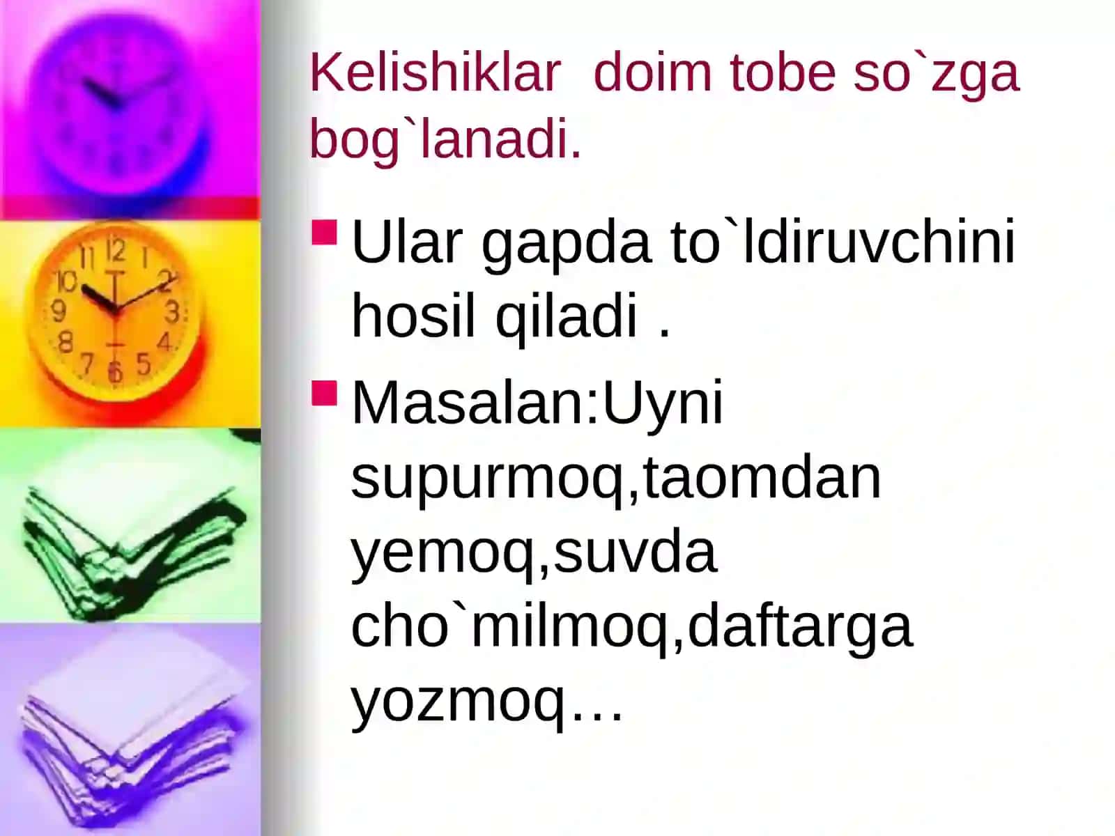 Kelishiklar 4