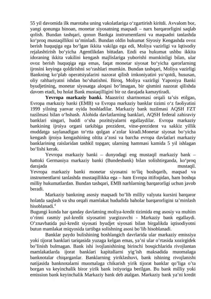 Mamlakatning Markaziy Banki 4
