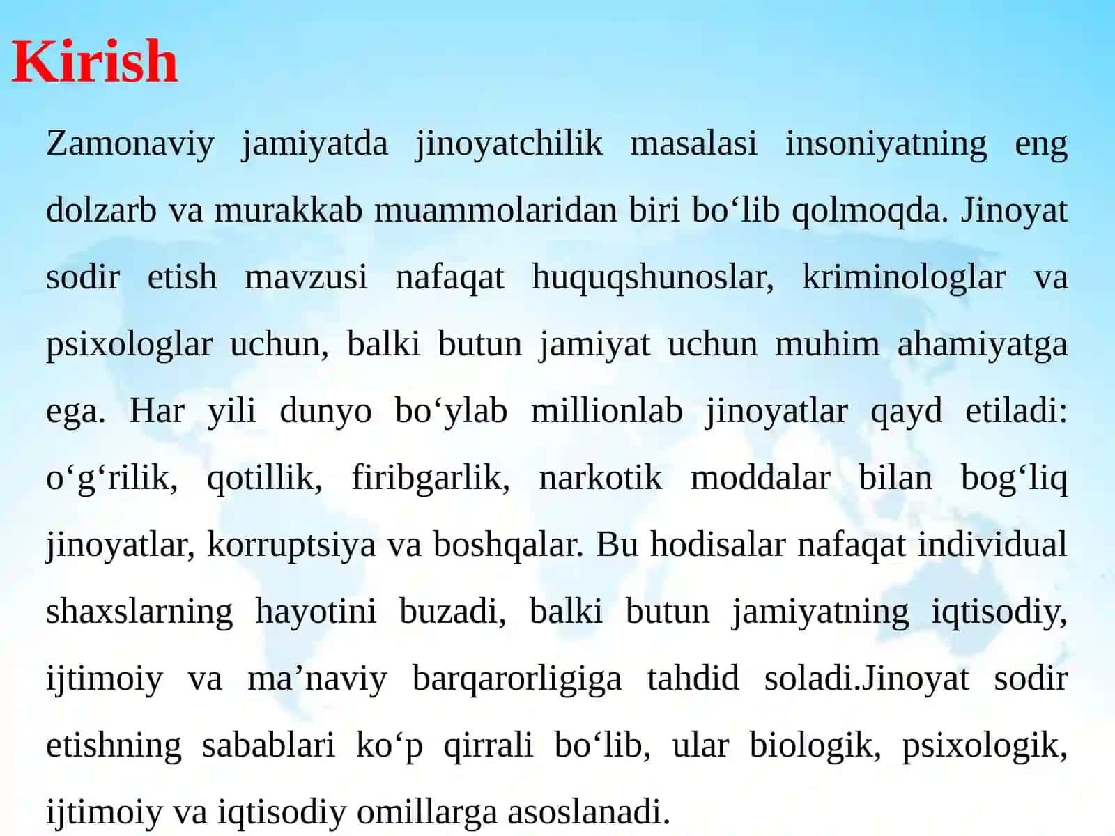 Bir qancha jinoyat sodir etish. 4