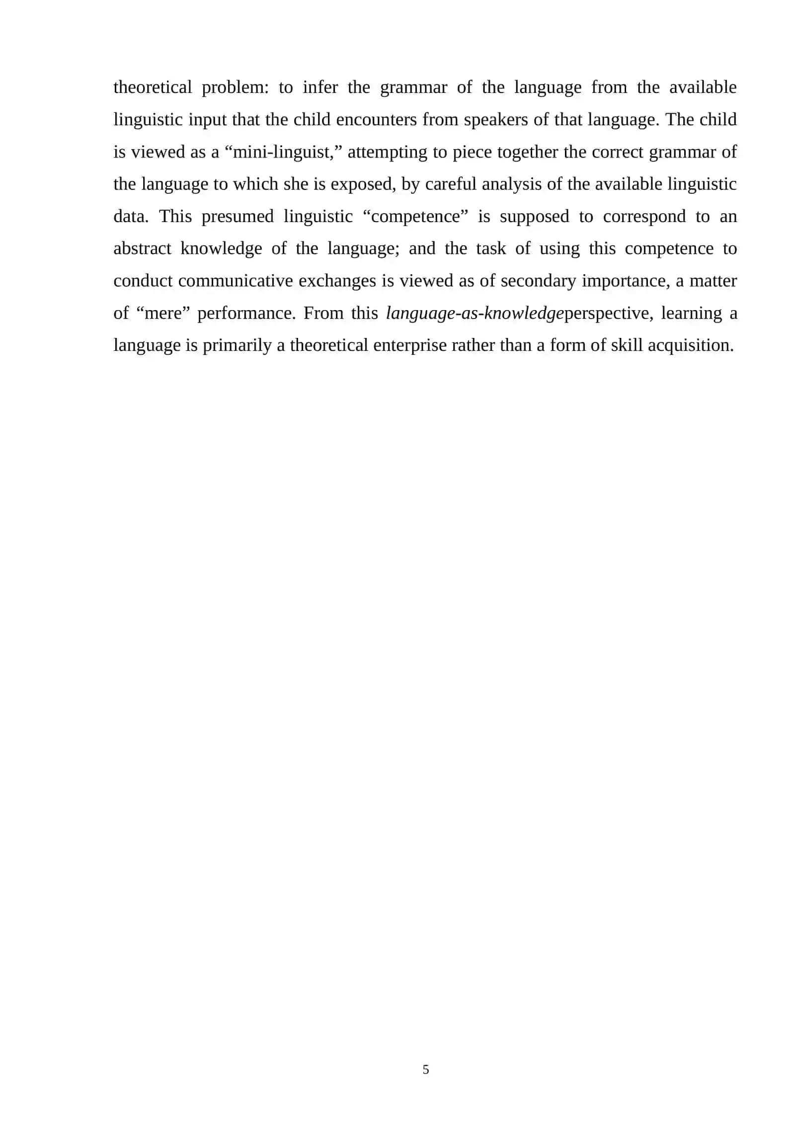 SKILL ACQUISITION AND FOREIGN LANGUAGE LEARNING 4